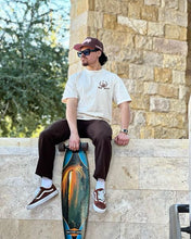 Load image into Gallery viewer, New Mercy Embroidered Cream &amp; Mocha Shirt
